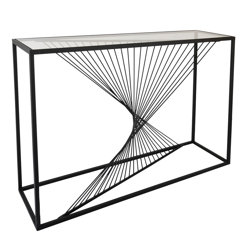 Consoles - CONSOLE DESIGN NOIR MÉTAL - EMDE