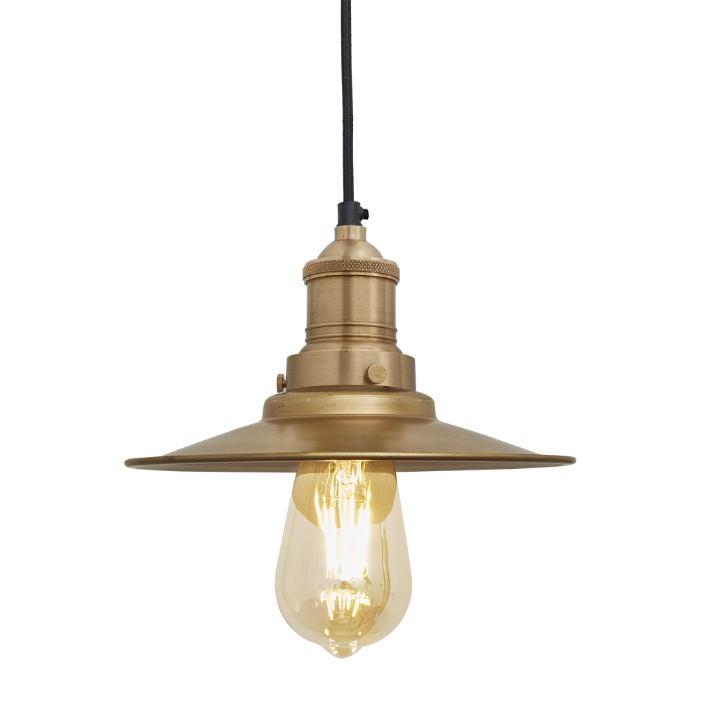 Hanging lights - Brooklyn flat pendant light - 8 inches - INDUSTVILLE