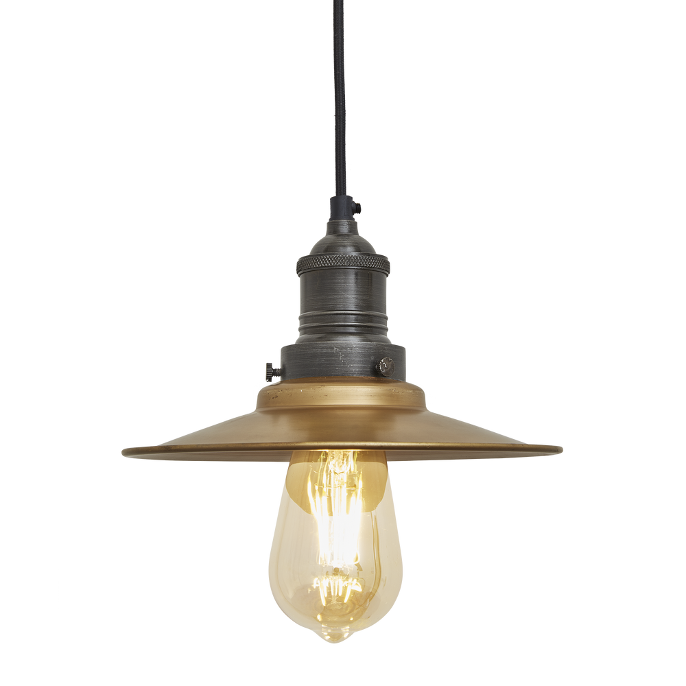 Hanging lights - Brooklyn flat pendant light - 8 inches - INDUSTVILLE