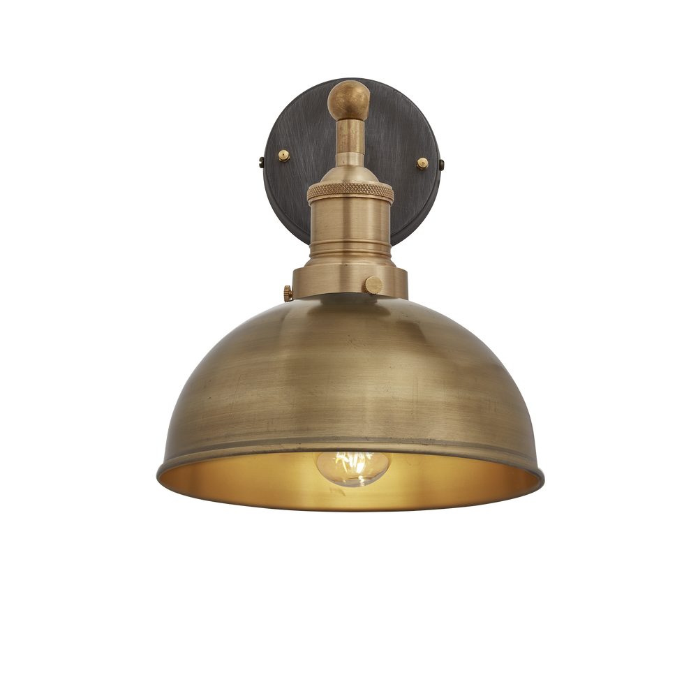 Wall lamps - Brooklyn Dome Wall Light - 8 Inch - INDUSTVILLE