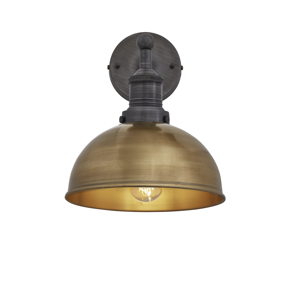 Wall lamps - Brooklyn Dome Wall Light - 8 Inch - INDUSTVILLE