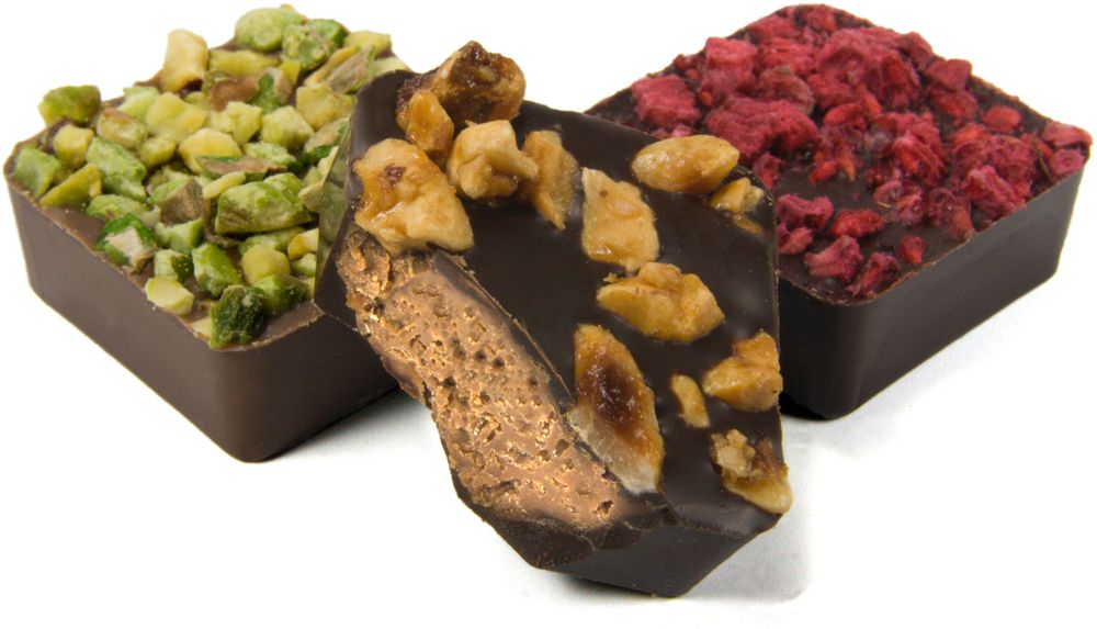 Chocolat - Boîte en bois de chocolats avec couvercle - COMPTOIR DU CACAO