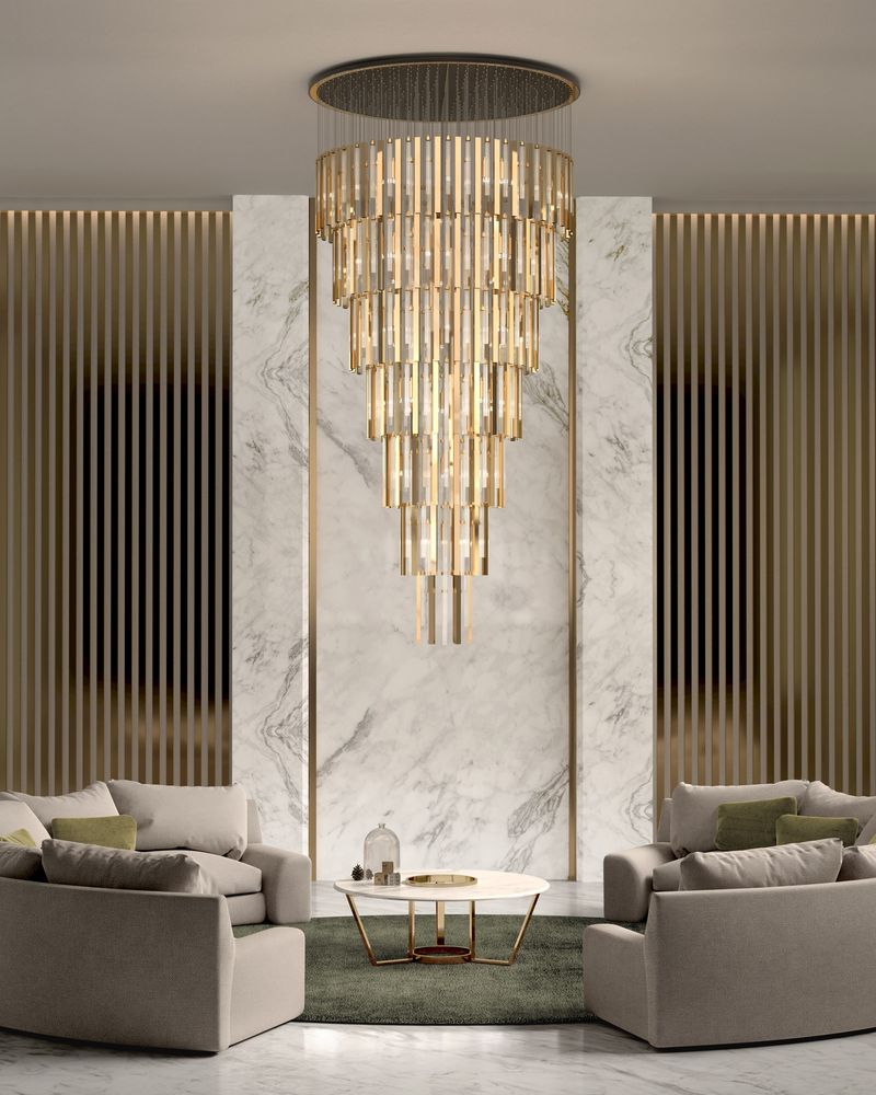Chambres d'hôtels - Suspension Blaze - CASTRO LIGHTING