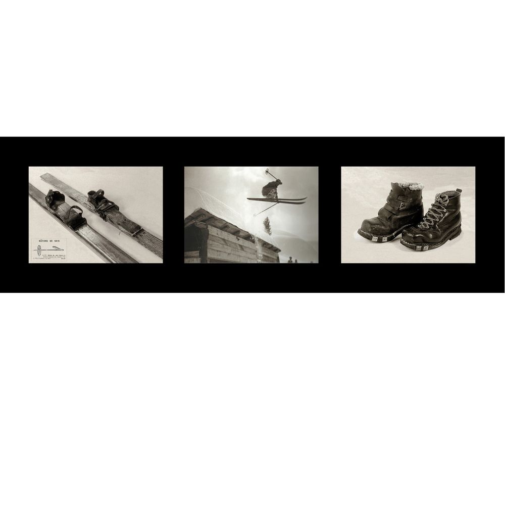 Other wall decoration - Mountain Photos Tryptic Framed - LA MAISON DE GASPARD