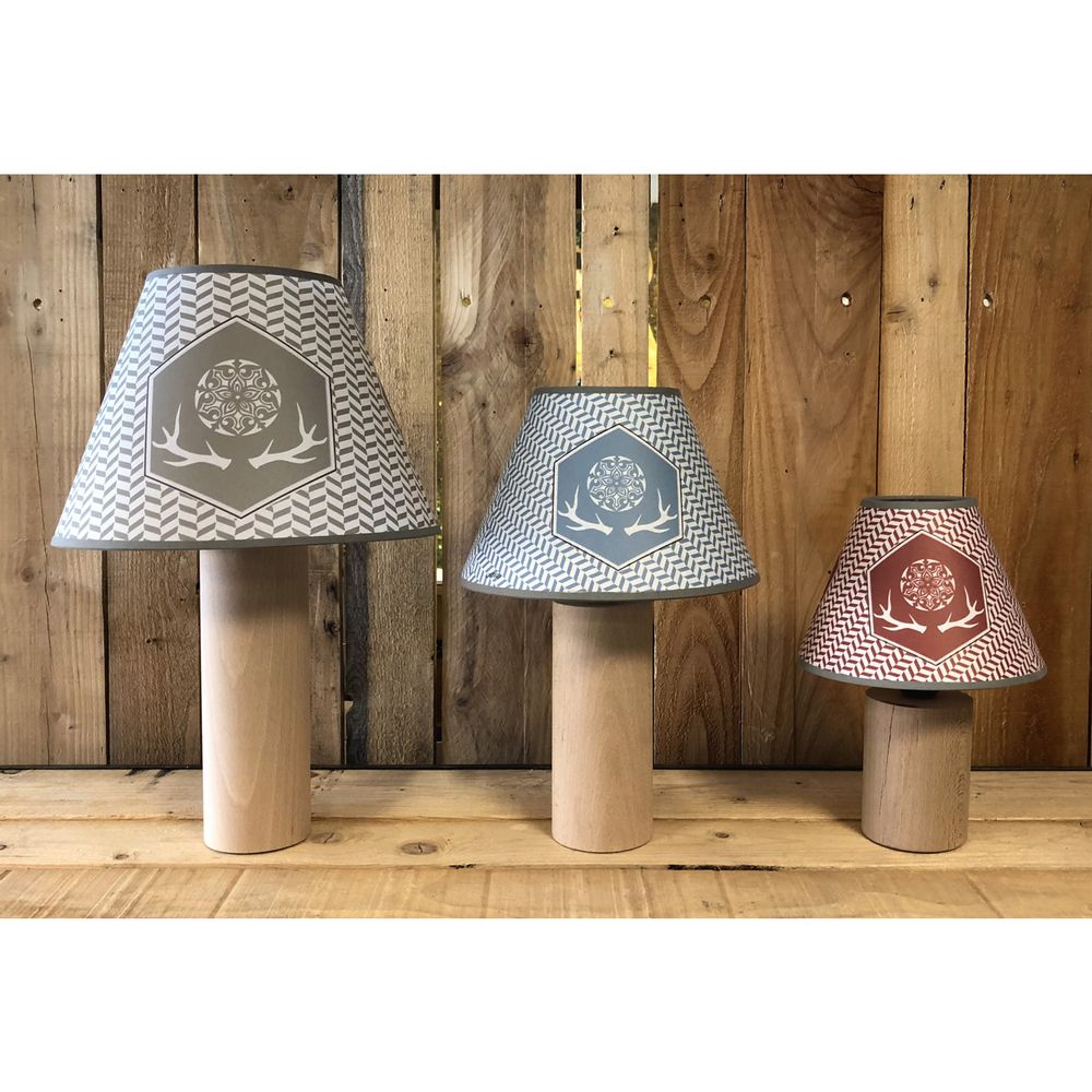 Objets personnalisables - COLLECTION LUMINAIRES MONTAGNE / LAMPES "FORESTA" - LA MAISON DE GASPARD