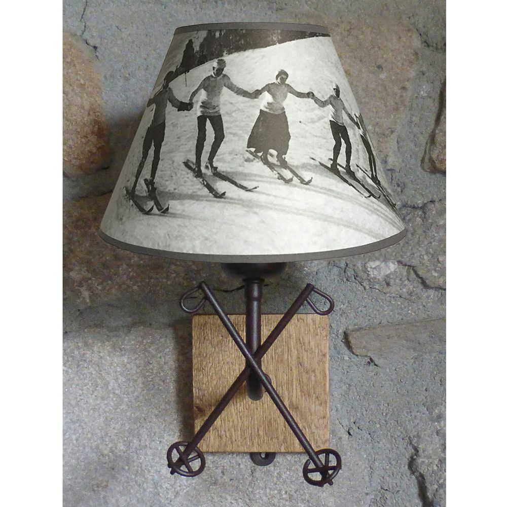 Chambres d'hôtels - COLLECTION LUMIAIRES MONTAGNE /APPLIQUES LES ABAT JOUR SKI/MONTAGNE - LA MAISON DE GASPARD