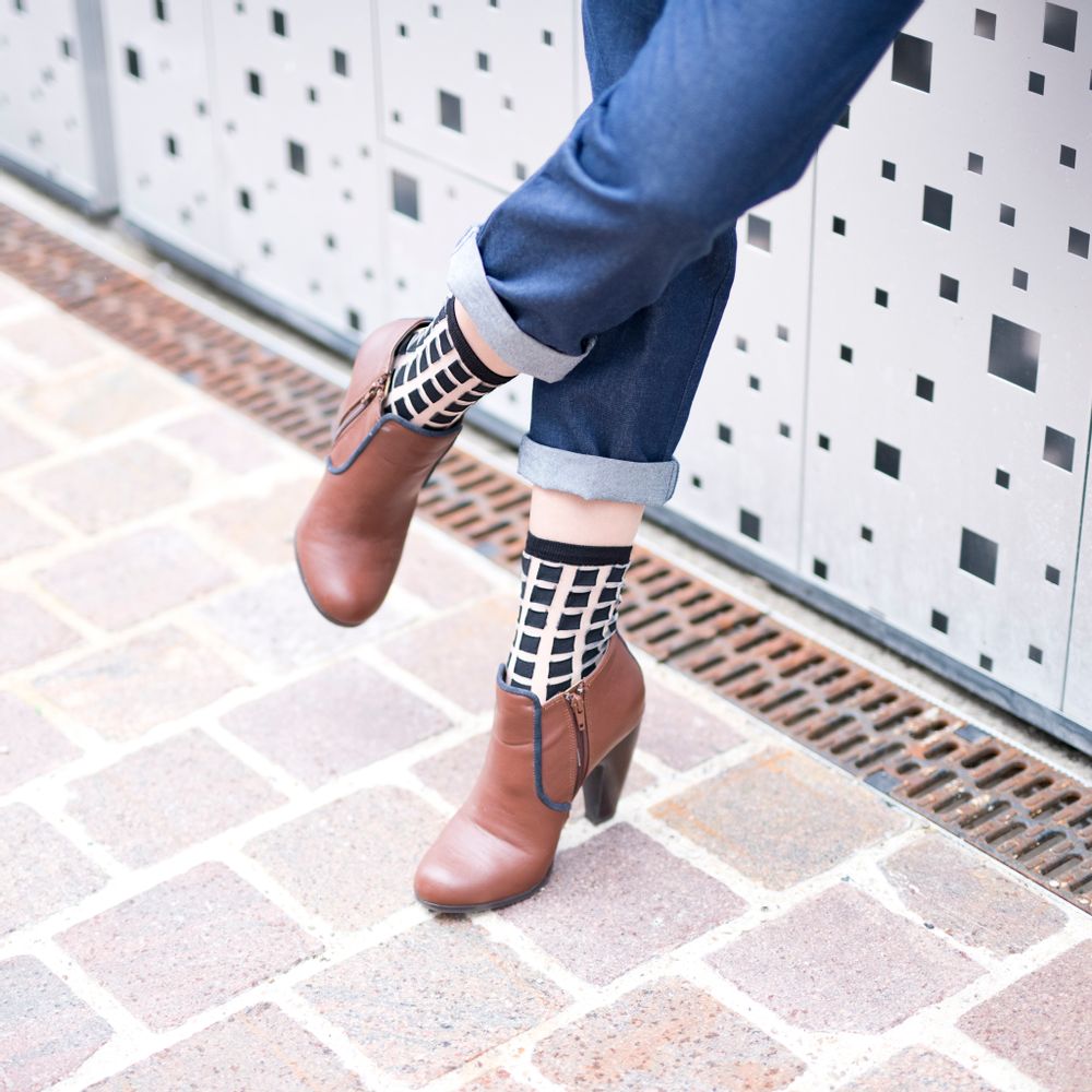 Chaussettes - Ginza Black Chaussette - ATELIER ST EUSTACHE