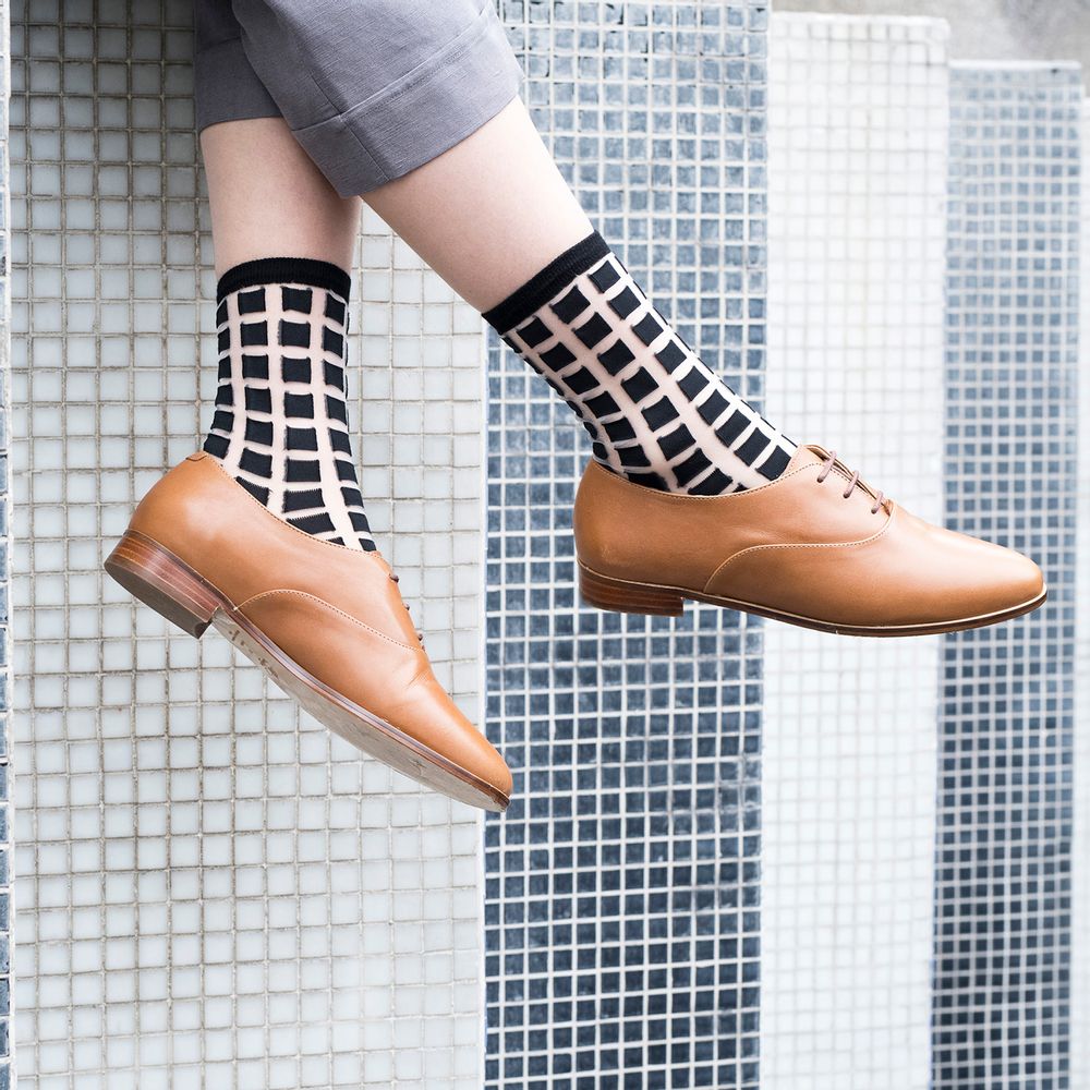 Chaussettes - Ginza Black Chaussette - ATELIER ST EUSTACHE