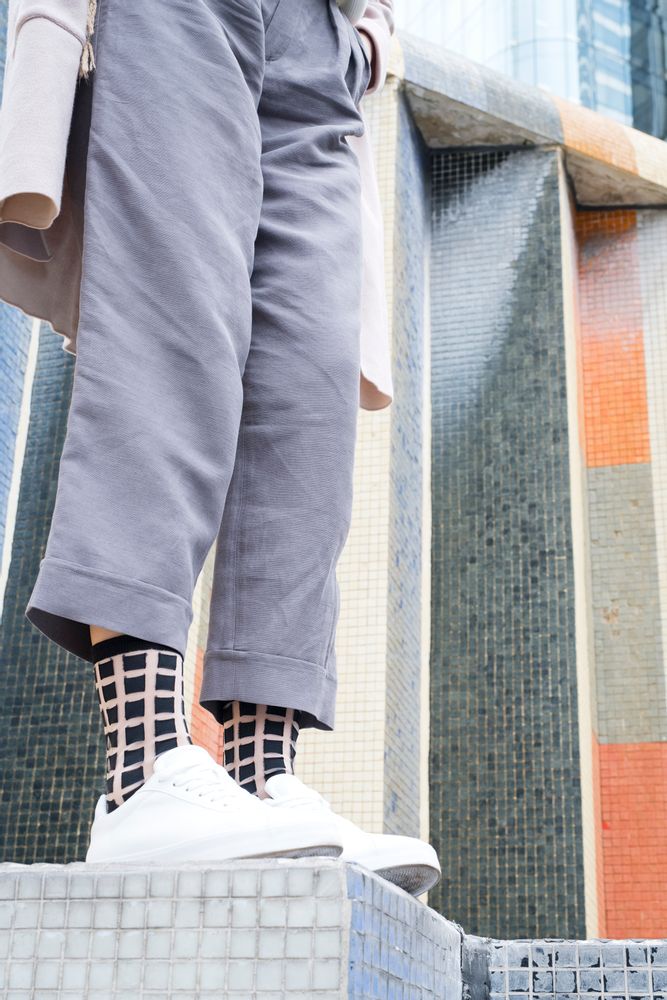 Chaussettes - Ginza Black Chaussette - ATELIER ST EUSTACHE