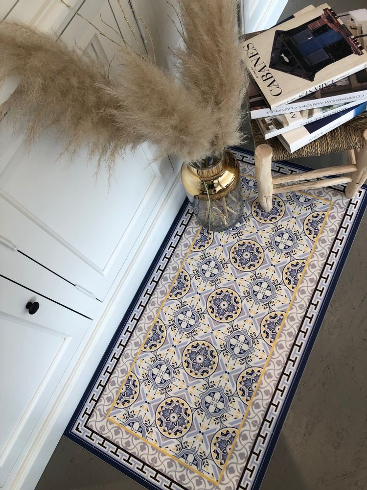 Autres tapis - TAPIS BLEU BAUDOUIN - MAISON BERHT