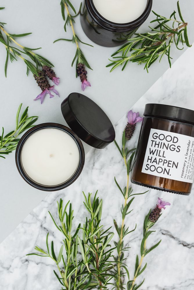 Bougies - Bougie Romarin x Lavande - COUDRE BERLIN