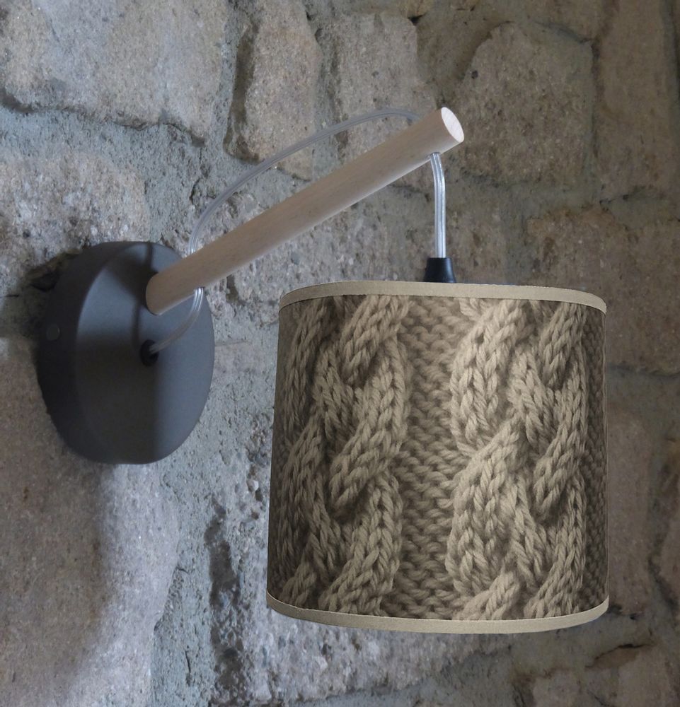 Objets personnalisables - COLLECTION LUMINAIRES MONTAGNE /LAMPE "POTENCE" ( LAMPES A POSER,LAMPADAIRES, APPLIQUES ET ABAT JOUR) - LA MAISON DE GASPARD