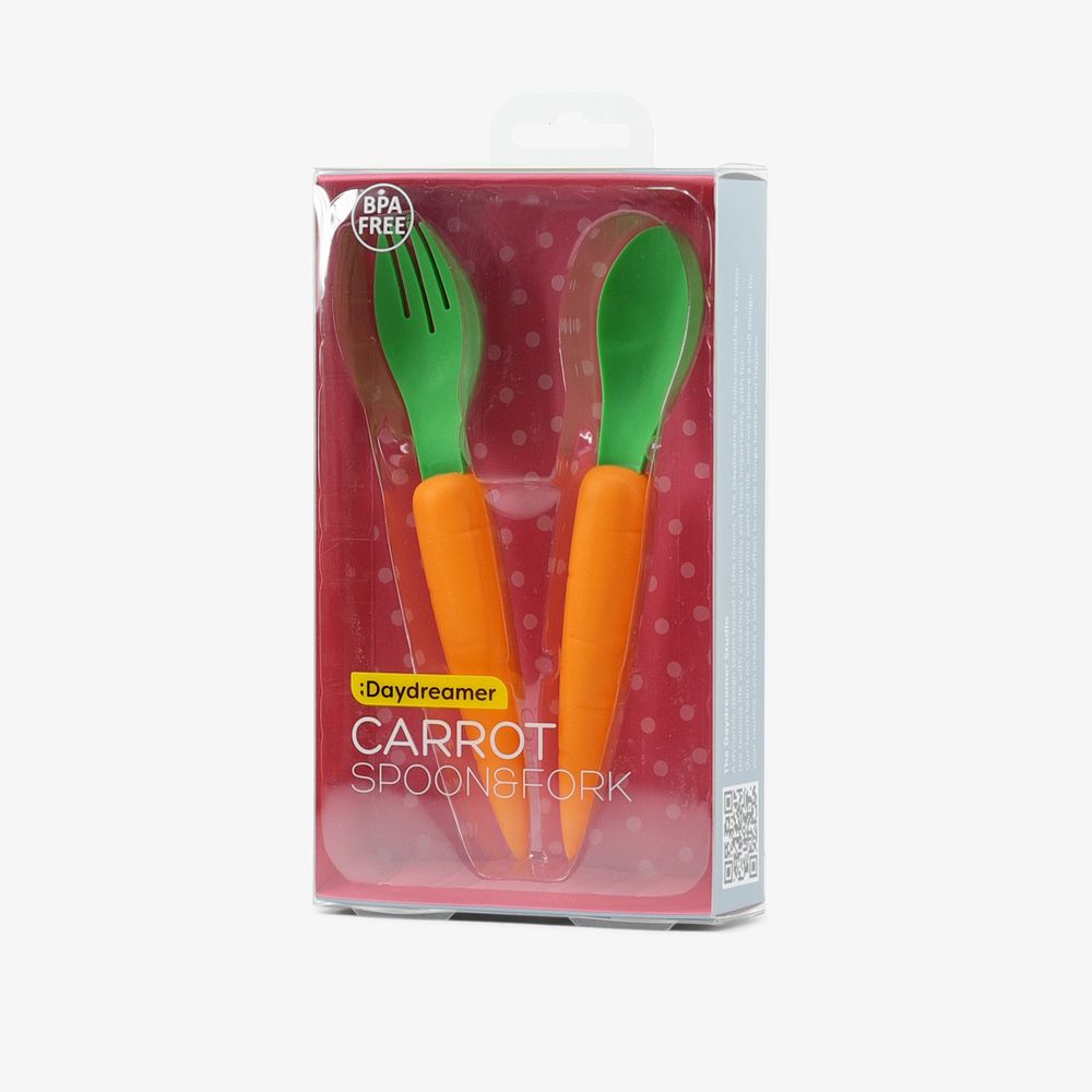 Cadeaux - Cuillère et fourche à la carotte - THE DAYDREAMER STUDIO