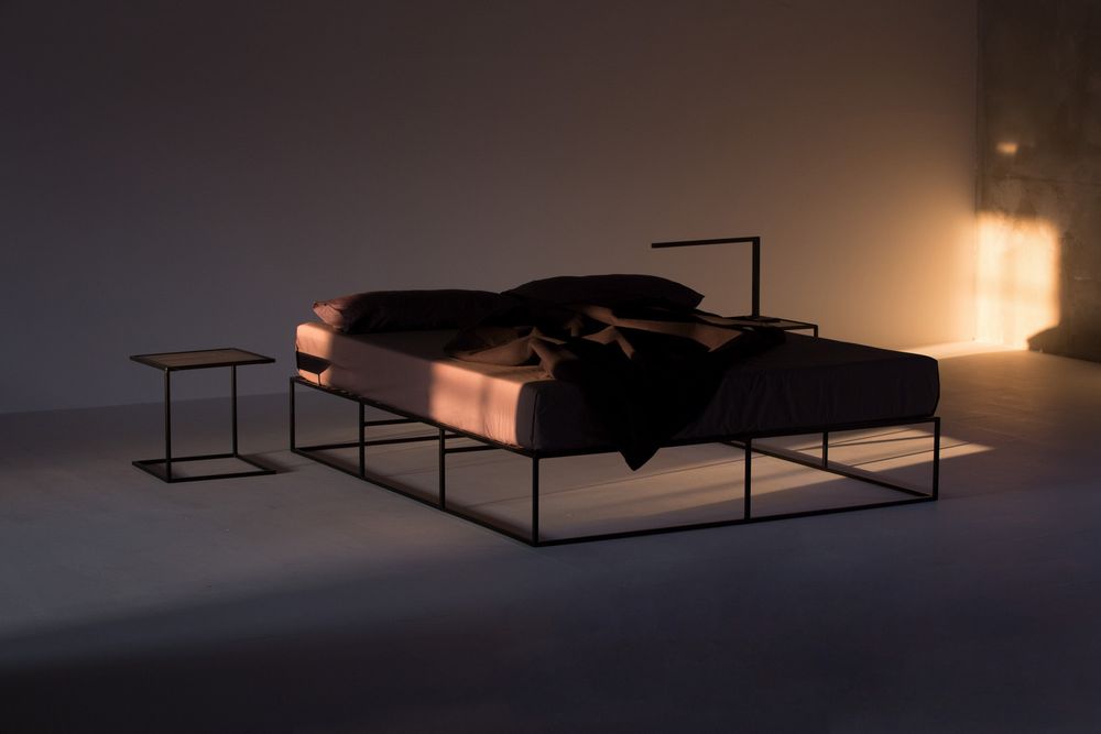 Lits - ION bed and NOA side table - GANT LIGHTS / MAZANLI