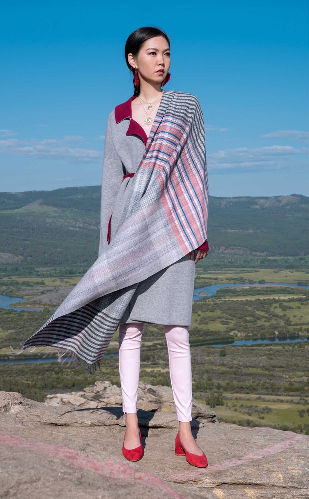 Scarves - 100% cashmere shawl - ERDENET CASHMERE