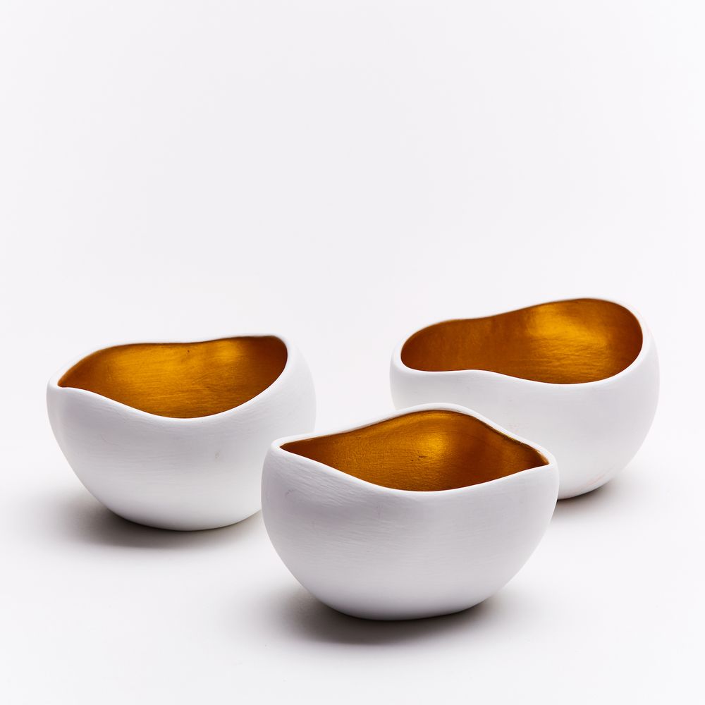 Christmas table settings - TRIO candle holders - 3-piece set - ANOQ