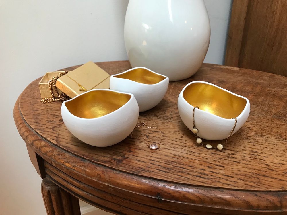 Christmas table settings - TRIO candle holders - 3-piece set - ANOQ