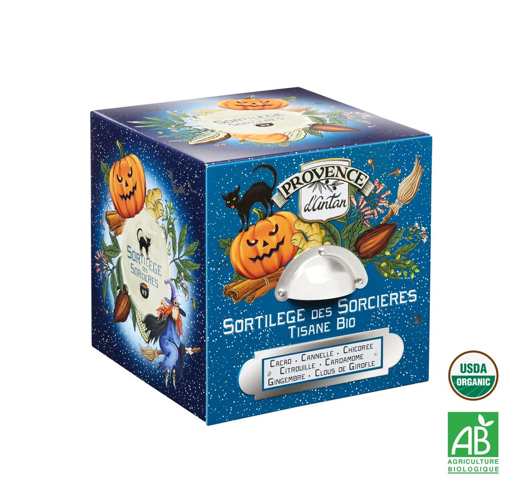 Café et thé - Tisane Sortilège des Sorcières Biologique - PROVENCE D ANTAN