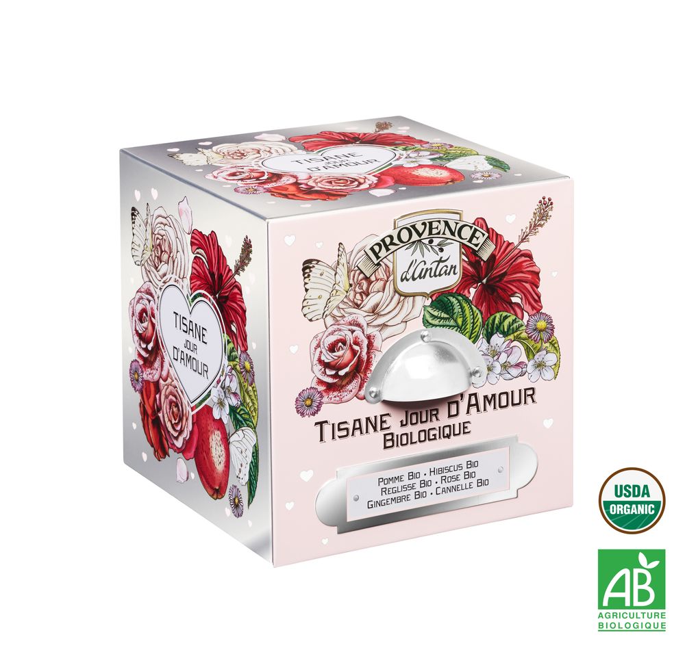 Café et thé - Tisane Jour d'Amour Biologique - PROVENCE D ANTAN