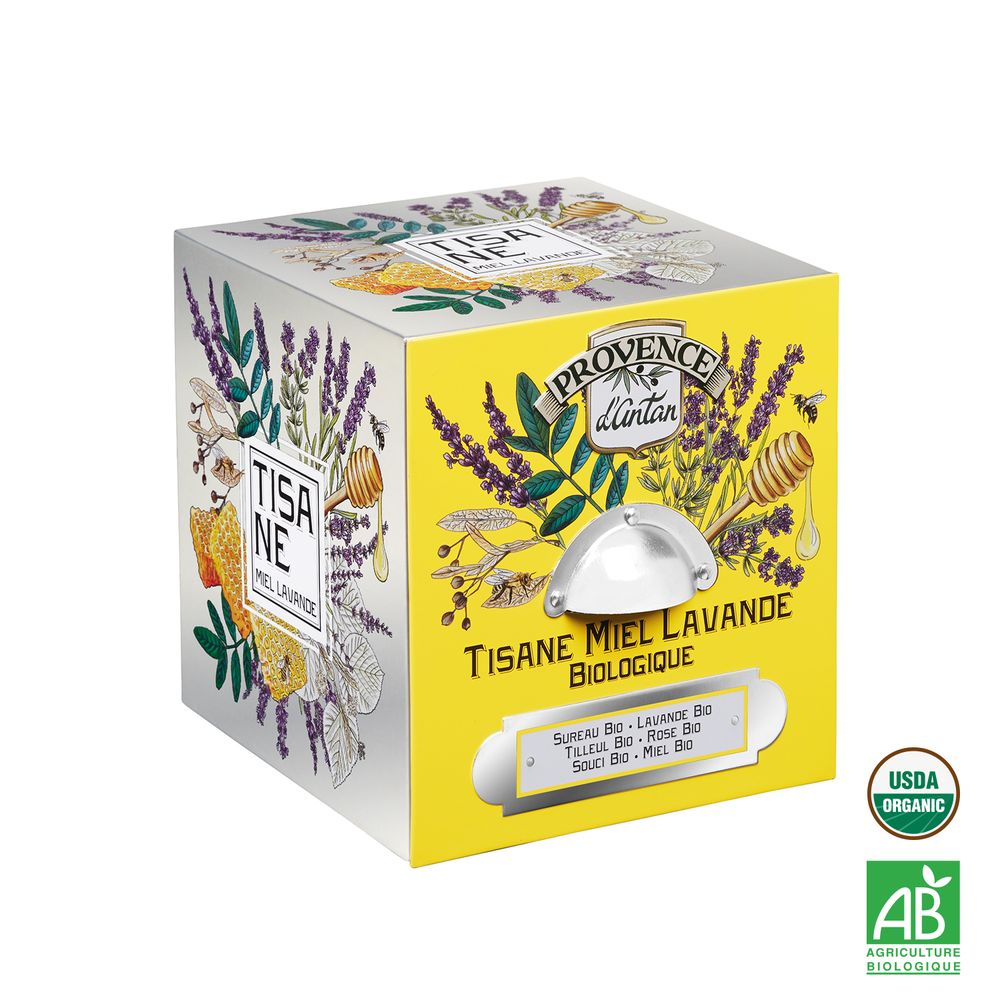 Coffee and tea - Organic Honey Lavender Herbal tea - PROVENCE D ANTAN