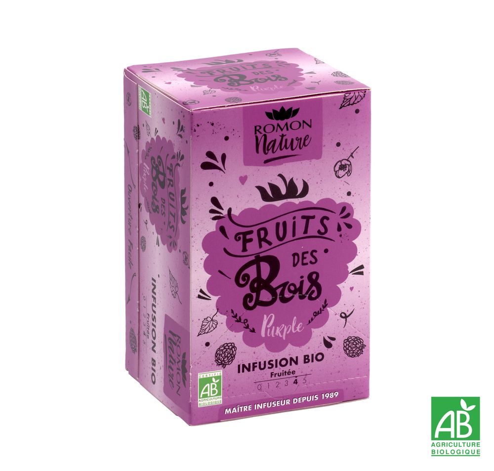 Café et thé - Infusion Fruits des bois Bio - ROMON NATURE