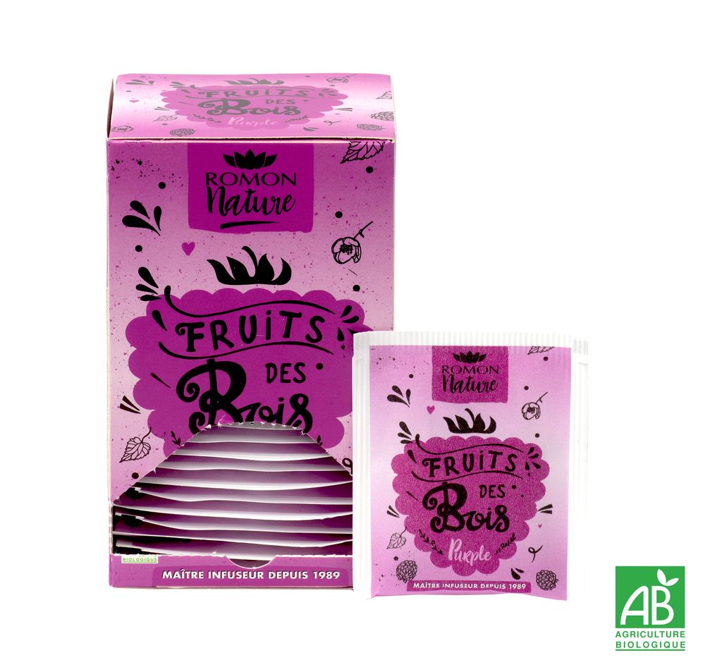 Café et thé - Infusion Fruits des bois Bio - ROMON NATURE