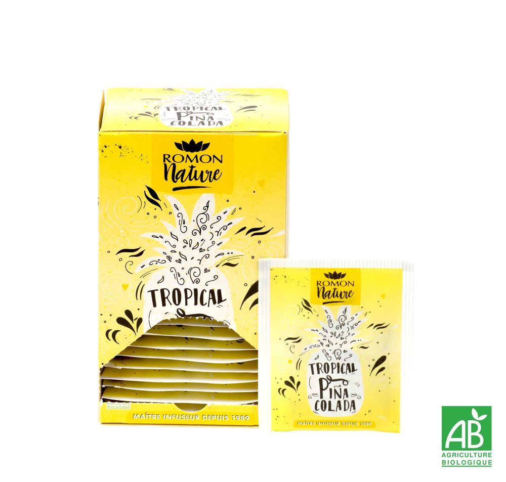 Coffee and tea - Organic Piña Colada Infusion  - ROMON NATURE