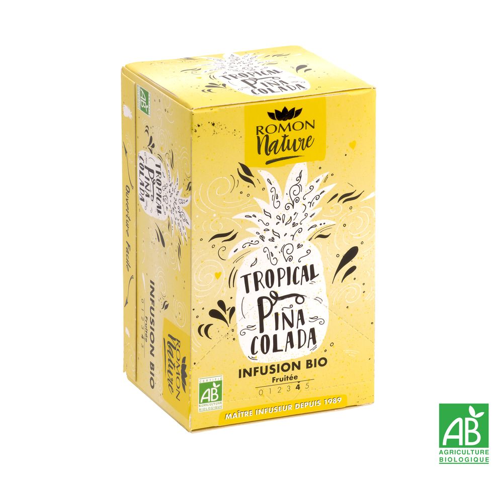 Coffee and tea - Organic Piña Colada Infusion  - ROMON NATURE