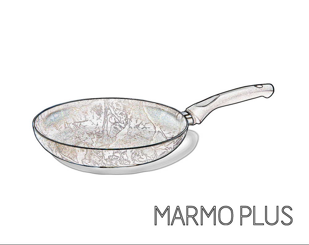 Poêles - Marmoplus™ poêle antiadhésive Gris - NUOVA H.S.S.C.