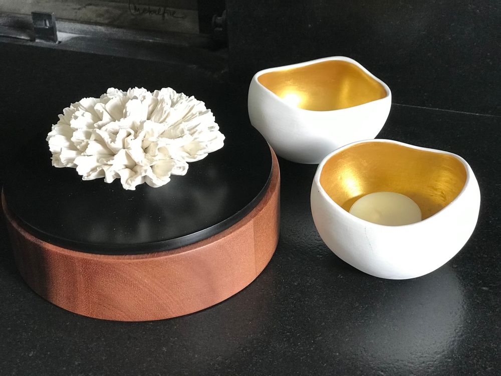 Christmas table settings - TRIO candle holders - 3-piece set - ANOQ