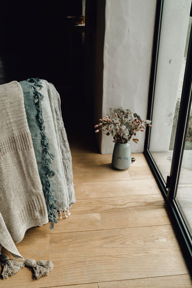 Throw blankets - Plaids Cocooning - Cotton and linen blankets - PLAIDS COCOONING