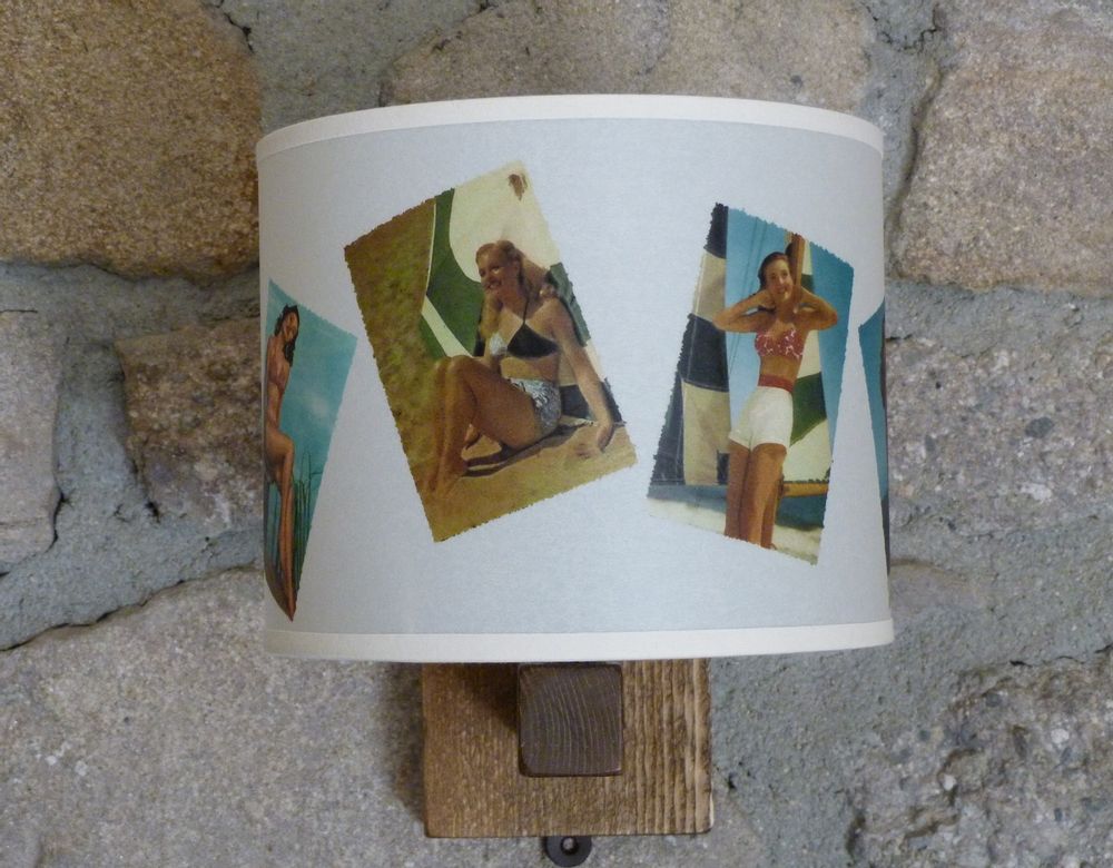 Chambres d'hôtels - COLLECTION LUMINAIRES MER /APPLIQUE EN BOIS COLLECTION " ADRET " - LA MAISON DE GASPARD