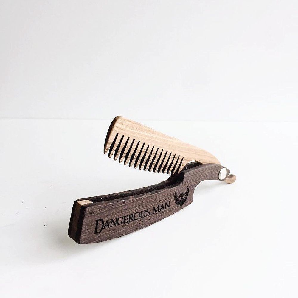 Cosmétiques - Peigne d'ours en bois, noyer et wengé - ENJOYTHEWOOD
