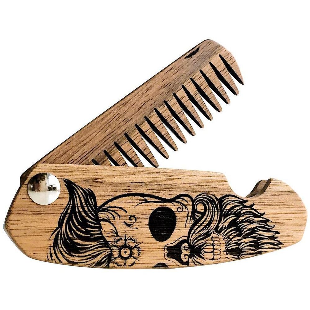 Cosmétiques - Peigne d'ours en bois, noyer et wengé - ENJOYTHEWOOD