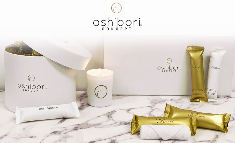 Candles - Boite ronde de 20 Oshibori personnalisables - OSHIBORI CONCEPT