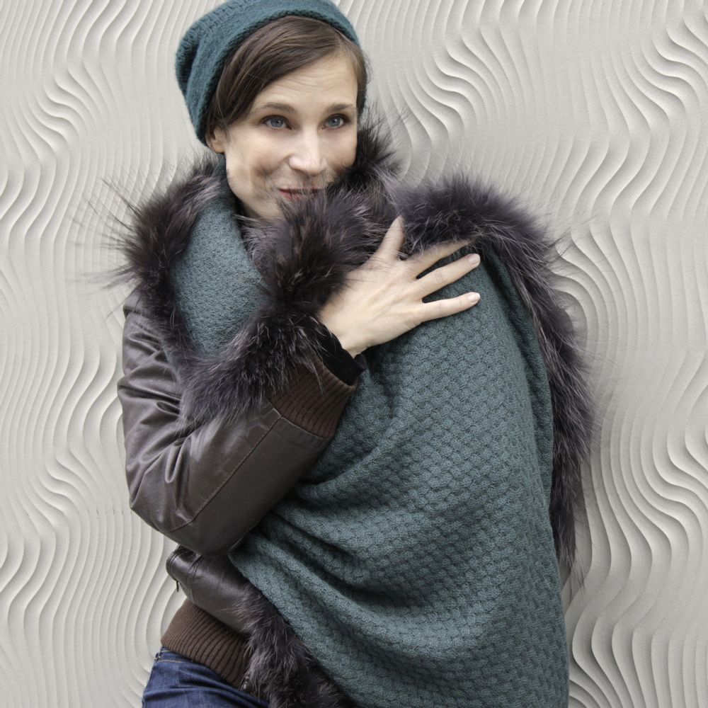 Scarves - stole 100 % wool, OHIO design - SUPPLEMENT D'AM / ETOLES ET ACCESSOIRES