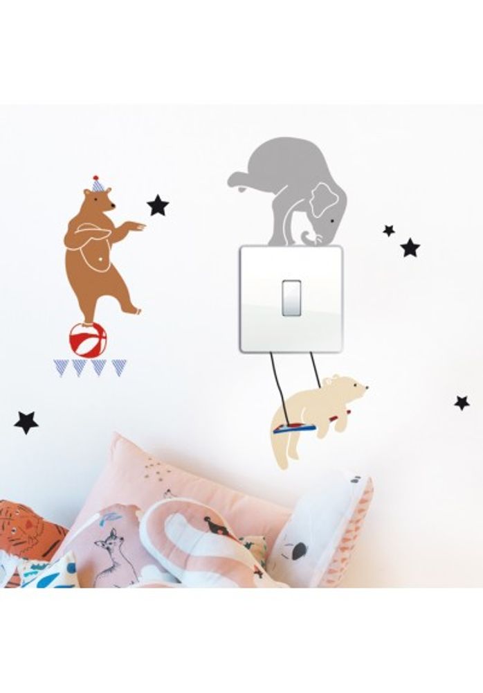 Children's bedrooms - JUST A TOUCH - CIRCUS ON LIGHT - MIMI'LOU