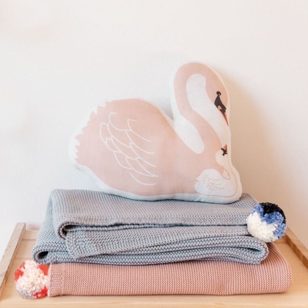 Plaids - PLAID - POMPON GRIS - MIMI'LOU