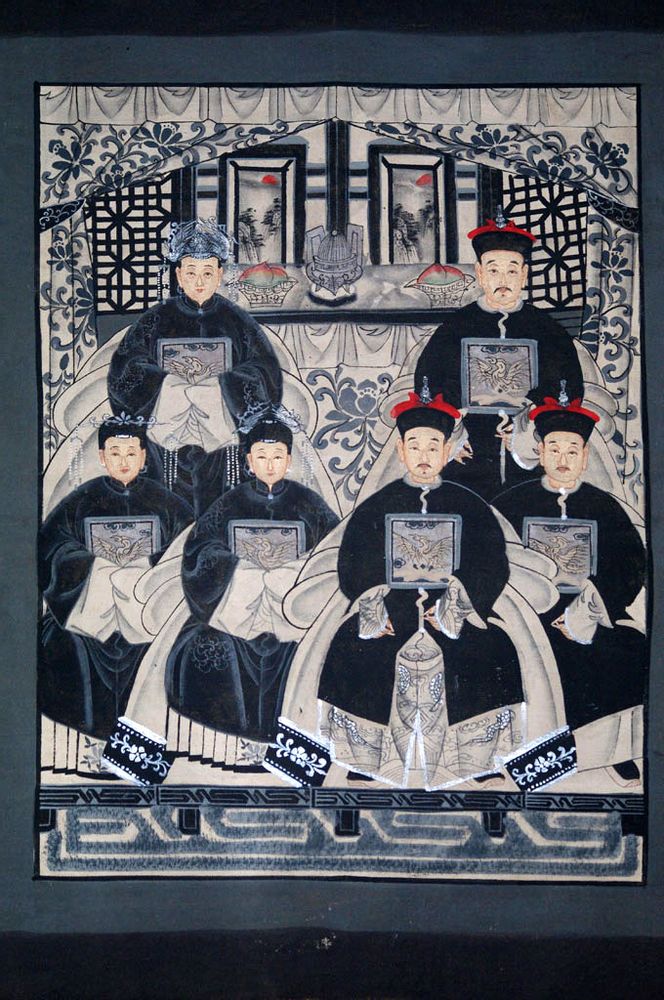 Tableaux - Ancêtres Chinois - Modernes - Revisités - ASIADECORATION / OBJETSCHINOIS