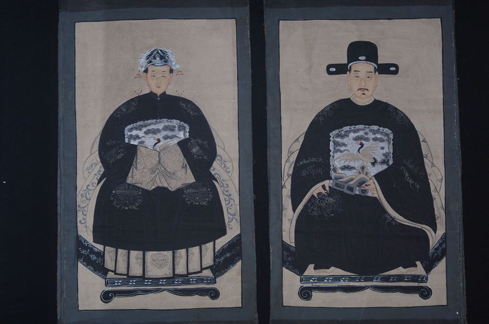 Tableaux - Ancêtres Chinois - Modernes - Revisités - ASIADECORATION / OBJETSCHINOIS