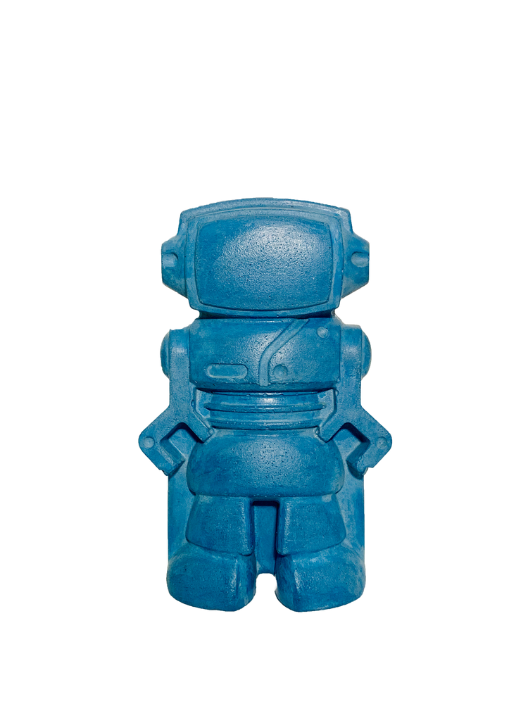 Design objects - Decorative object Concrete | Robot figurine | Colored concrete - JUNNY