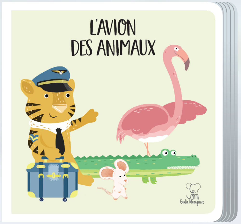 Bureaux d'enfants - Puzzle en voyage - L'avion des animaux - SASSI