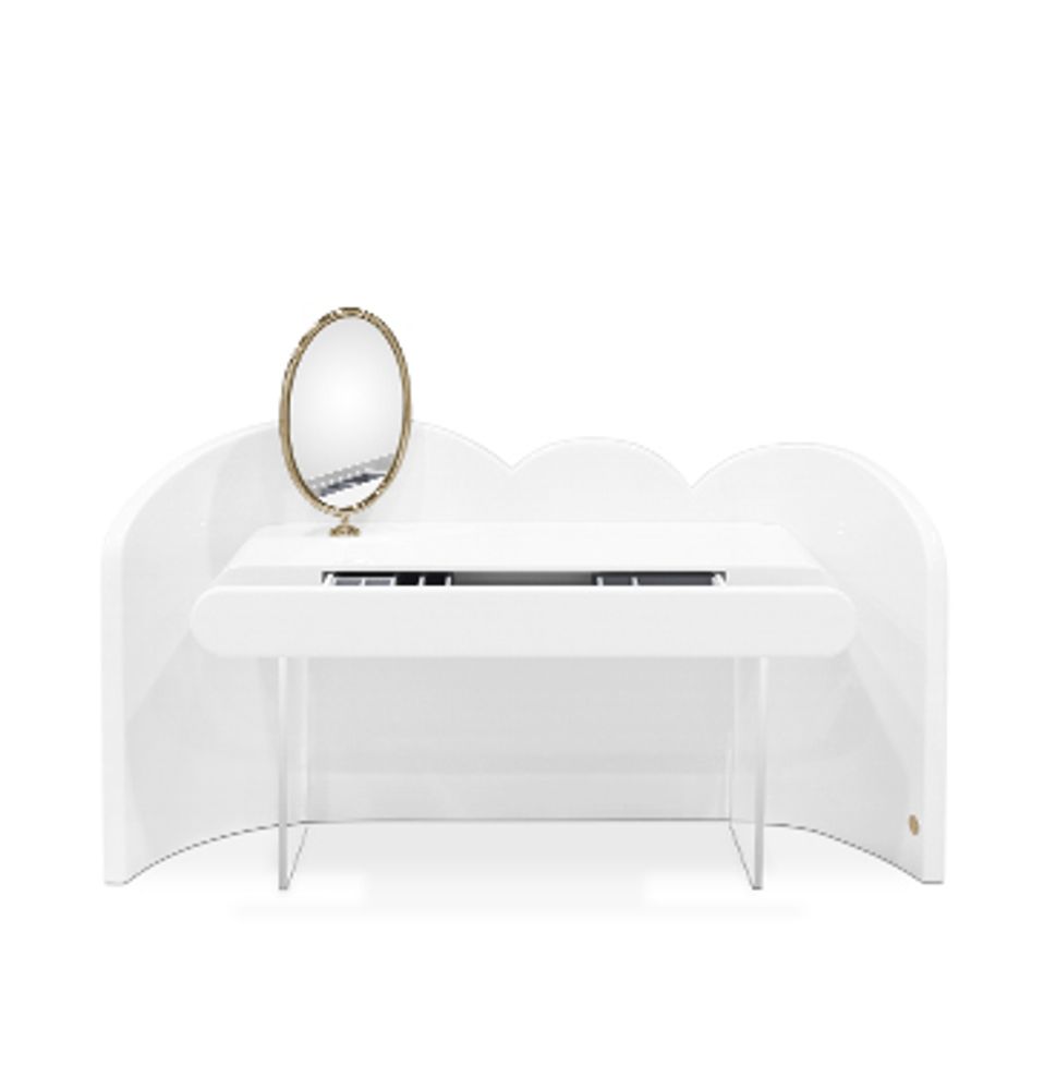 Console table - Cloud Vanity Console White - CIRCU