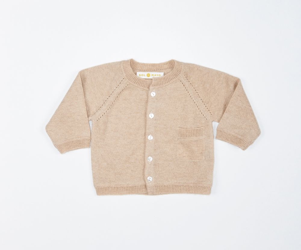 Apparel - LUCE twin set knitted by 100% cashmere. Designed in France - SOL DE MAYO