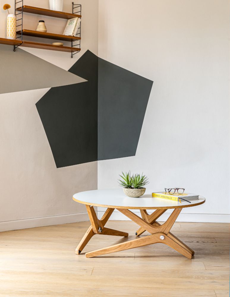 Objets design - Table redevable - CLASSIQUE - BOULON BLANC