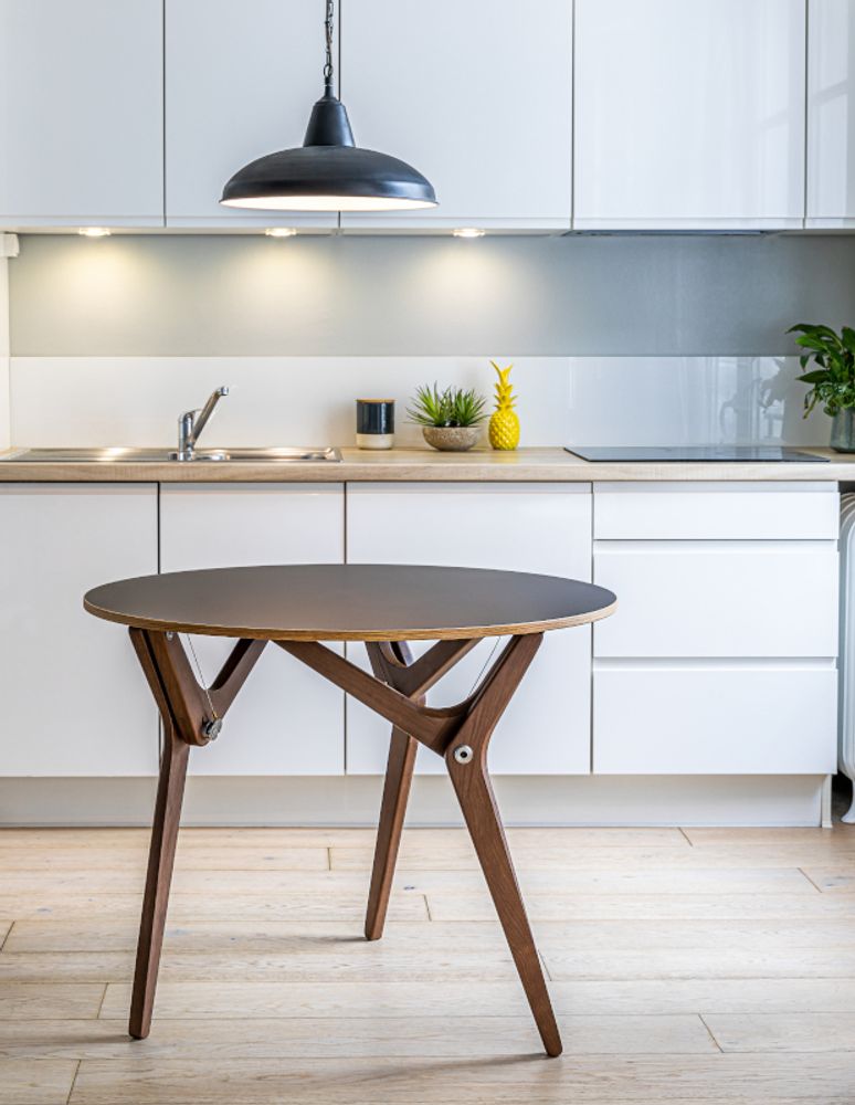 Objets design - Table redevable - CLASSIQUE - BOULON BLANC