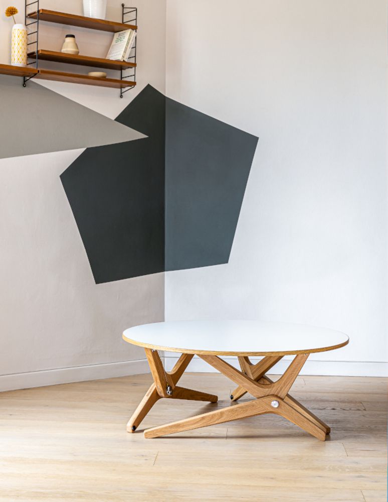 Objets design - Table redevable - CLASSIQUE - BOULON BLANC