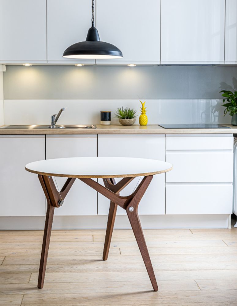 Objets design - Table redevable - CLASSIQUE - BOULON BLANC