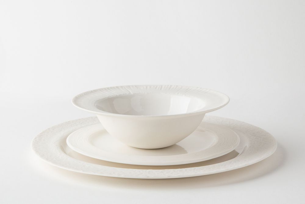 Assiettes au quotidien - Ensemble d'assiettes et de tasses - KAOLIN'E - CAROLINE PELTIER