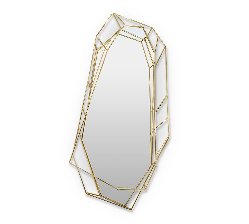 Mirrors - Diamond Big Mirror - COVET HOUSE